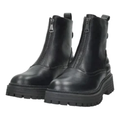 Stivali Bassi|Stivaletti Bassi>Tata Italia Anfibi con zip frontale.Tacco alto 4cm Nero