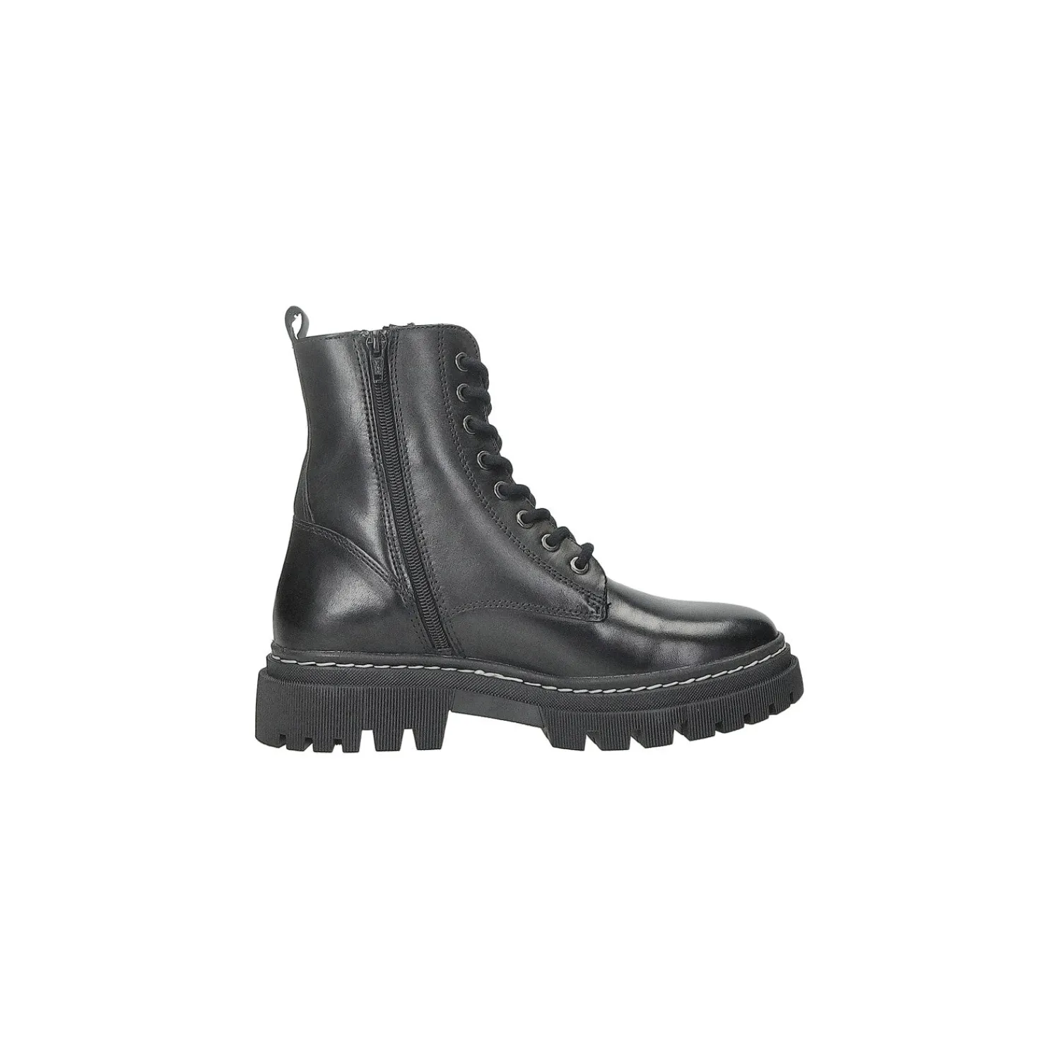 Anfibi|Donna>Tata Italia Anfibi in vera pelle Nero