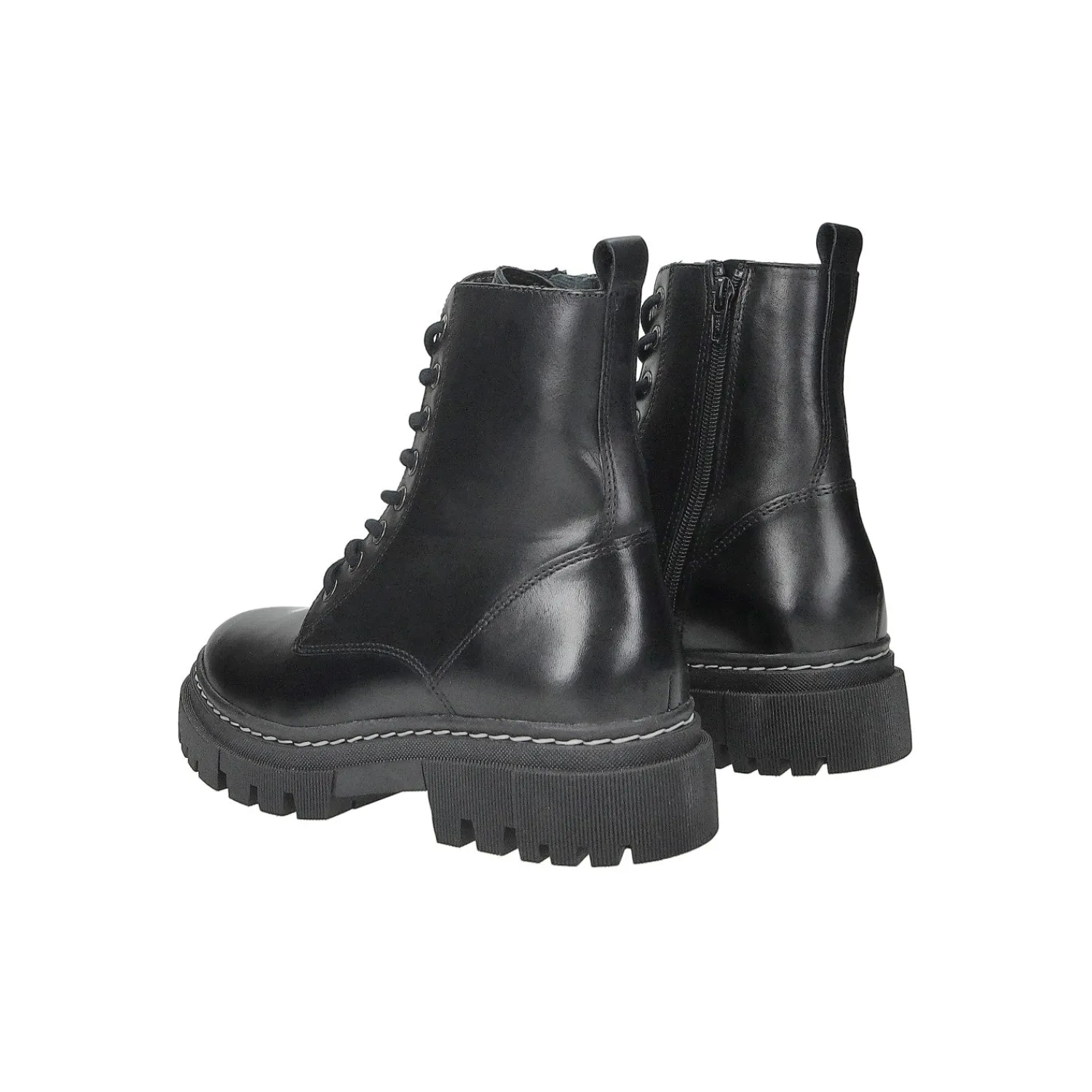 Anfibi|Donna>Tata Italia Anfibi in vera pelle Nero