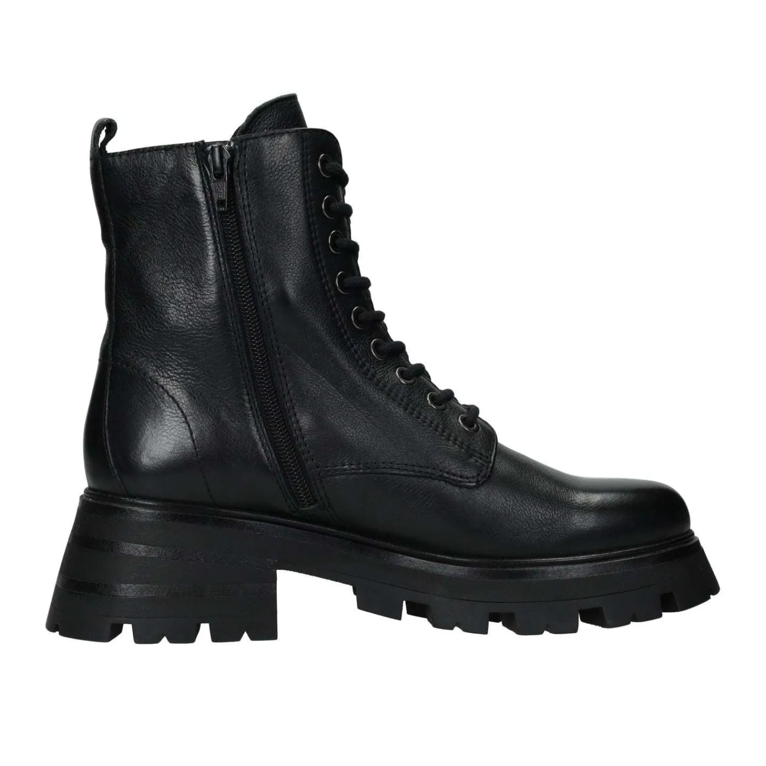 Stivali Bassi|Stivaletti Bassi>Tata Italia Anfibi in vera pelle Nero
