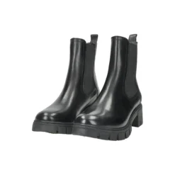 Stivaletti Con Tacco|Donna>Tata Italia Anfibi in vera pelle Nero