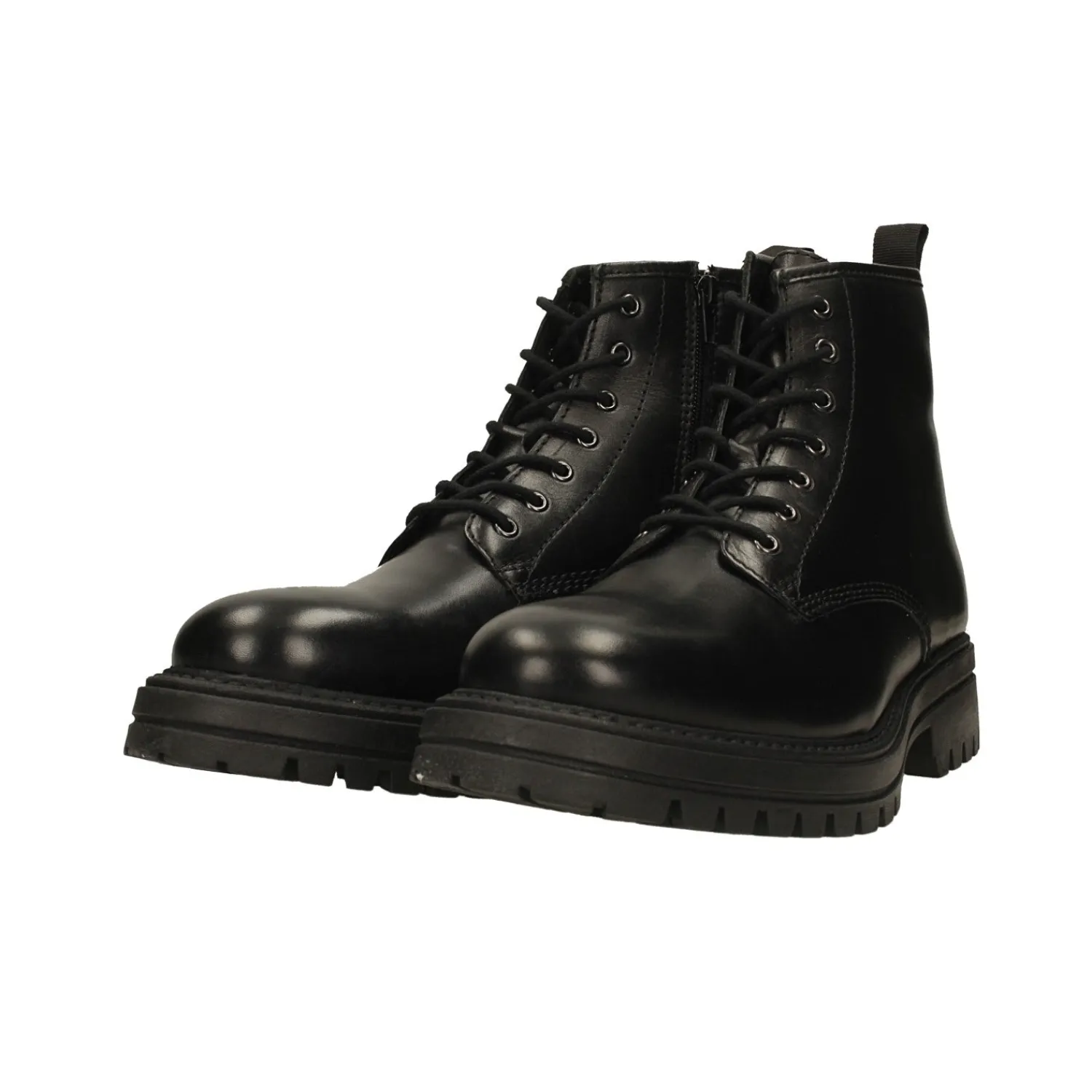 Anfibi|Articoli In Promozione>Tata Italia Anfibi in vera pelle con suola carrarmato Nero
