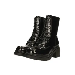 Stivali Bassi|Anfibi>Tata Italia Anfibi in vernice. Tacco largo alto 5cm Nero