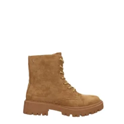 Stivali Bassi|Anfibi>Tata Italia Anfibi scamosciati con suola dentellata in gomma. Tacco alto 4cm Beige