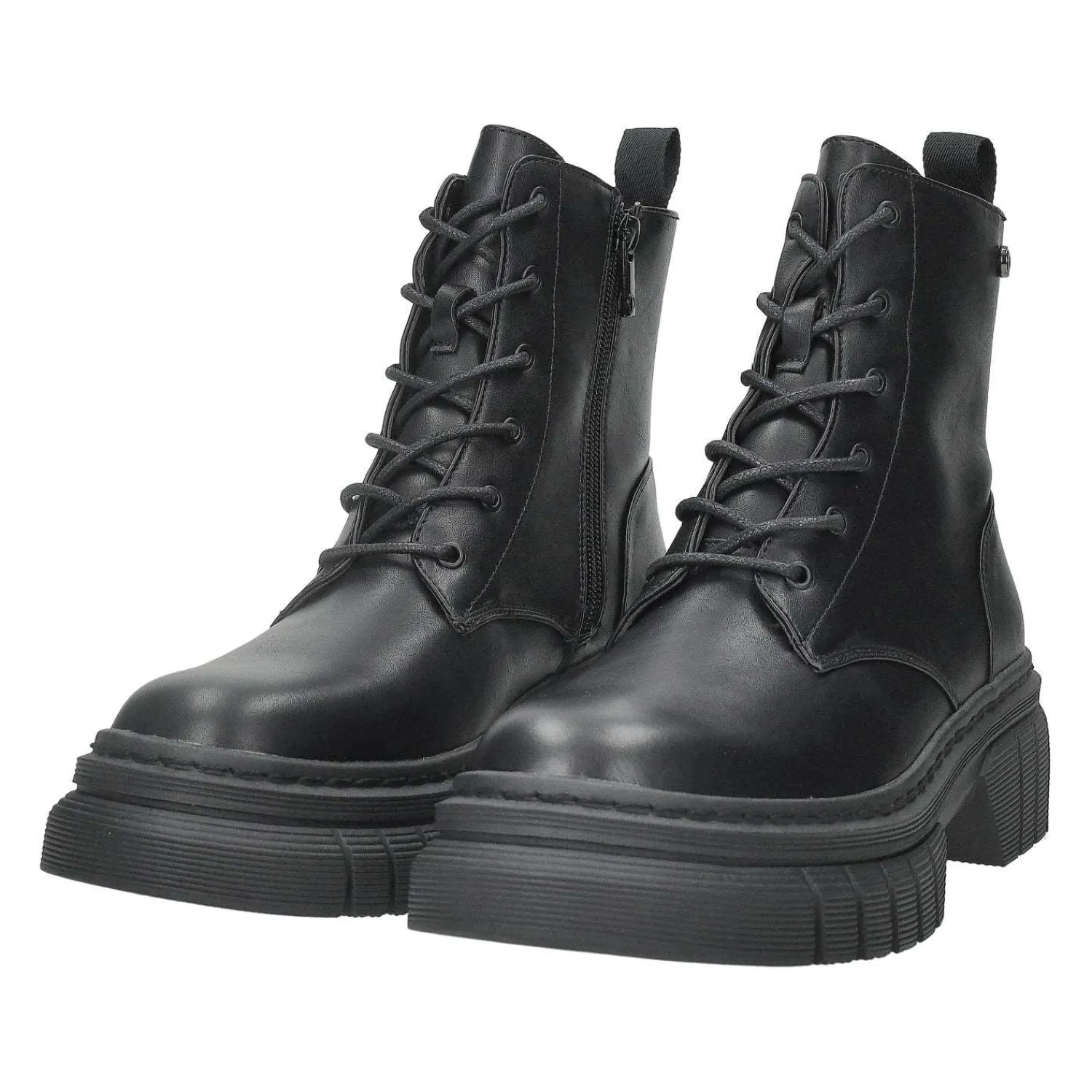 Stivaletti Bassi|Stivali Bassi>Tata Italia Anfibi. Tacco alto 4cm Nero