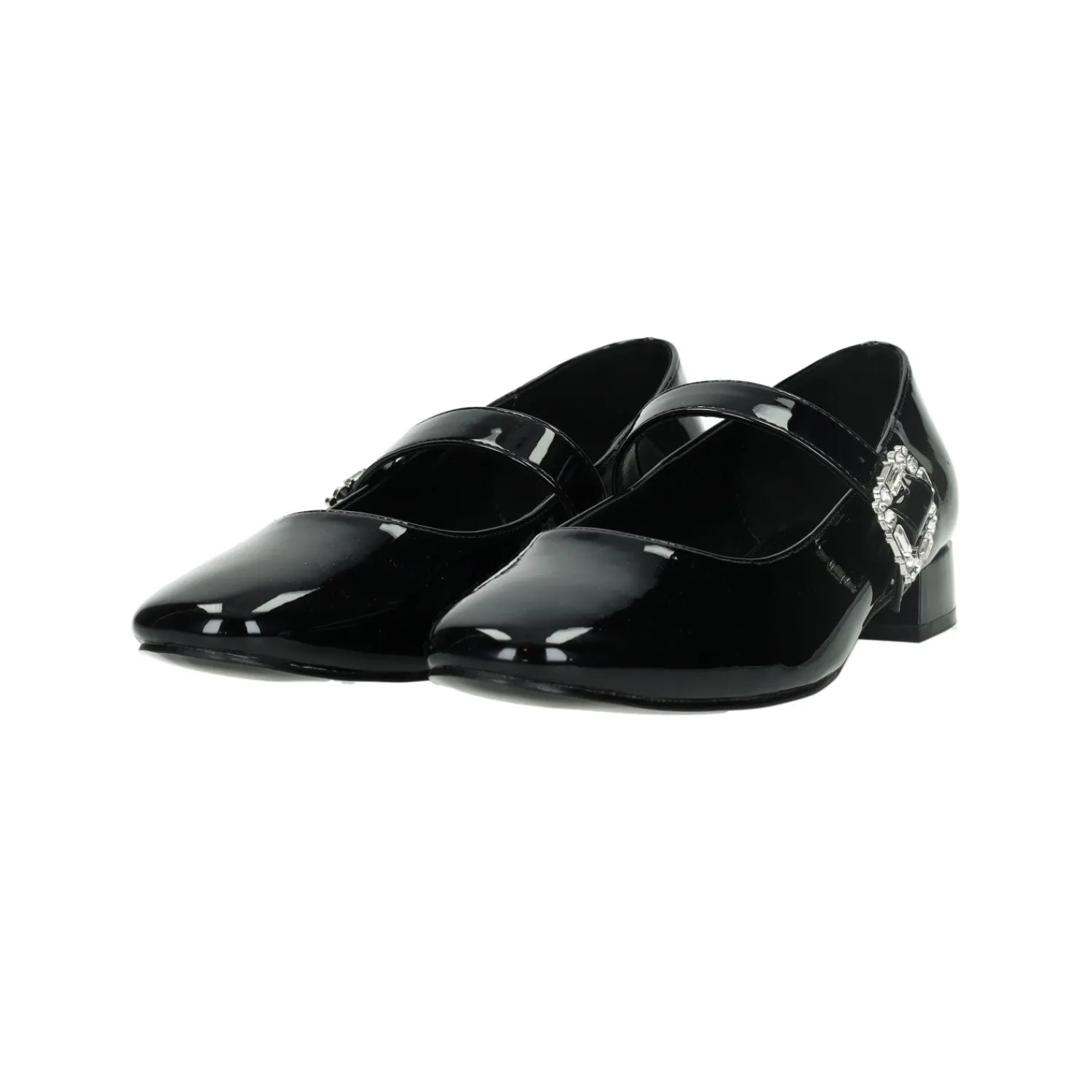 Ballerine|Articoli In Promozione>Tata Italia Ballerine con cinturino in strass.Tacco alto 3 cm Nero