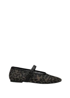 Ballerine>Tata Italia Ballerine con stampa animalier Marrone
