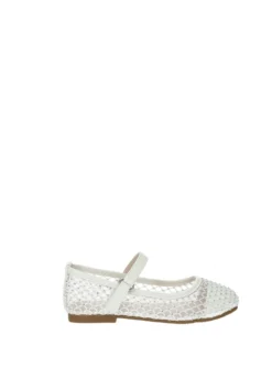 Ballerine>Tata Italia Ballerine in rete Bianco