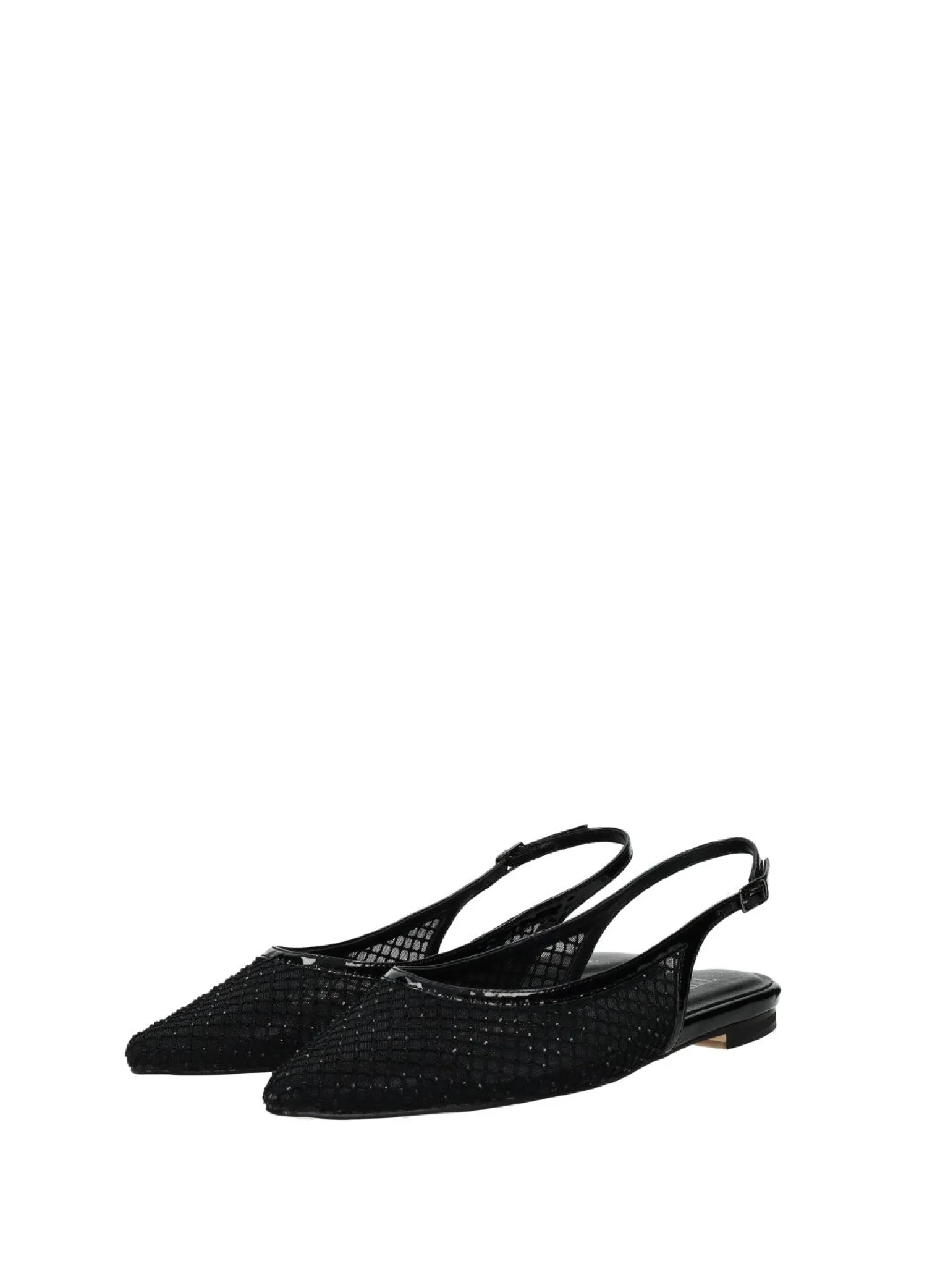 Ballerine>Tata Italia Ballerine in rete con strass