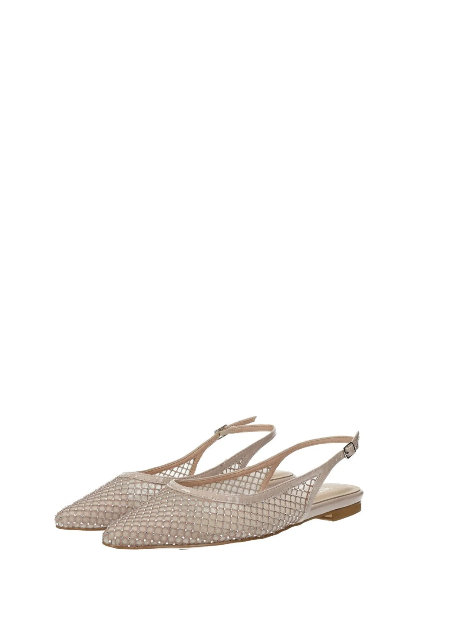 Ballerine>Tata Italia Ballerine in rete con strass