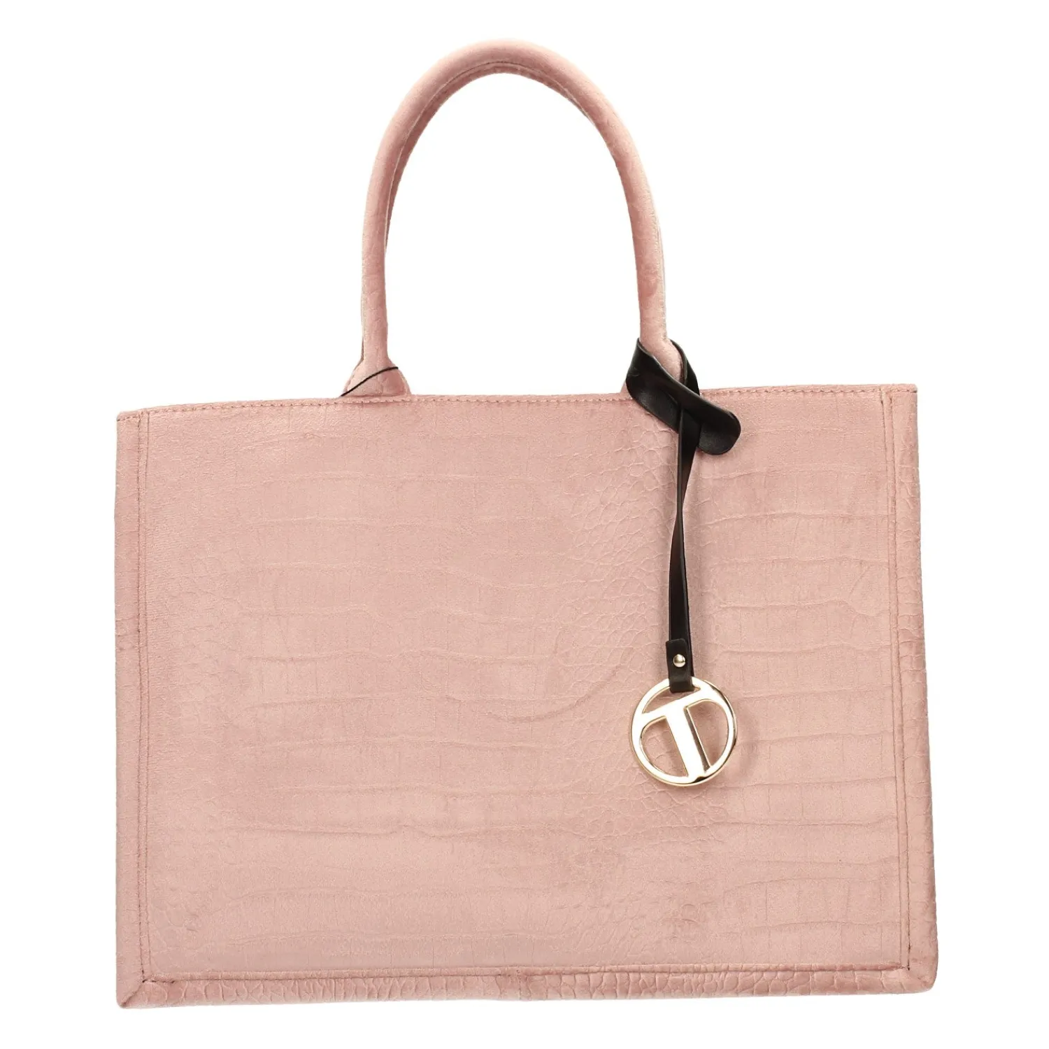 Shopper>Tata Italia Borsa pied-de-poule beige e marrone