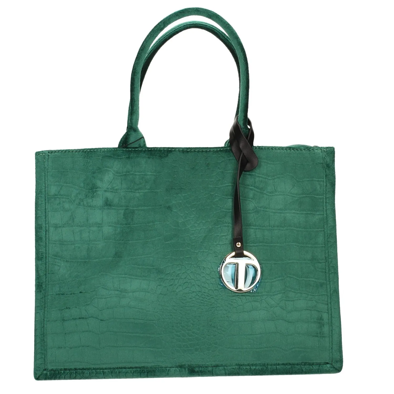 Shopper>Tata Italia Borsa pied-de-poule beige e marrone