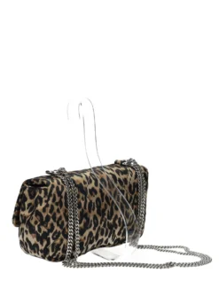 Borse A Tracolla>Tata Italia Borsa stampa animalier Marrone
