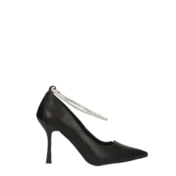 Décolleté>Tata Italia Décolleté con cinturino alla caviglia ricoperto di strass. Tacco alto 9cm Nero