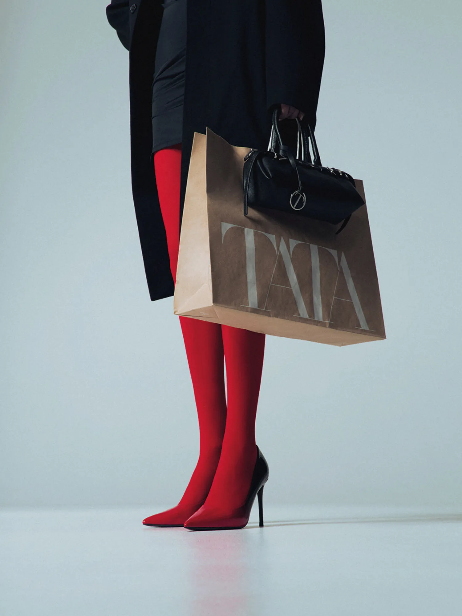 Décolleté>Tata Italia Décolleté donna effetto vernice sfumata nero/ Rosso