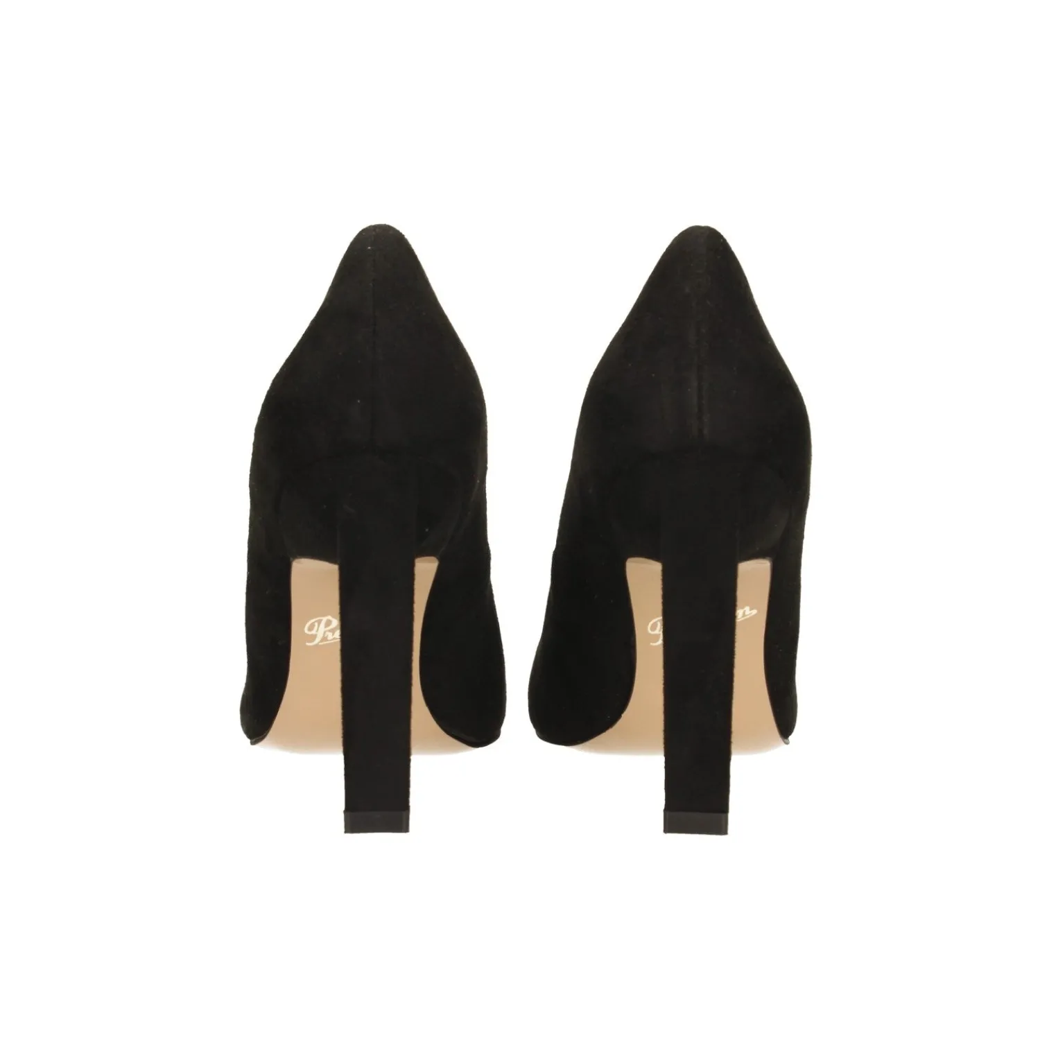 Décolleté>Tata Italia Décolleté in microfibra con pietre sulla punta. Tacco triangolare alto 10.5cm Nero