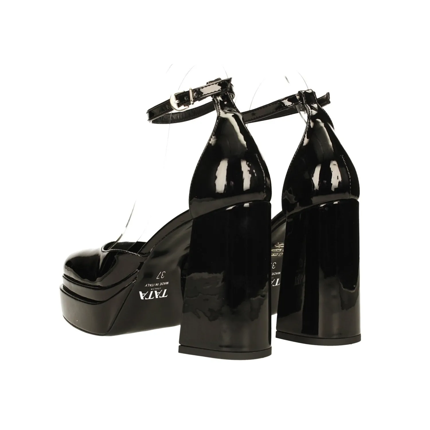 Décolleté>Tata Italia Décolleté in vernice con doppio plateau. Made in Italy. Tacco alto 11cm