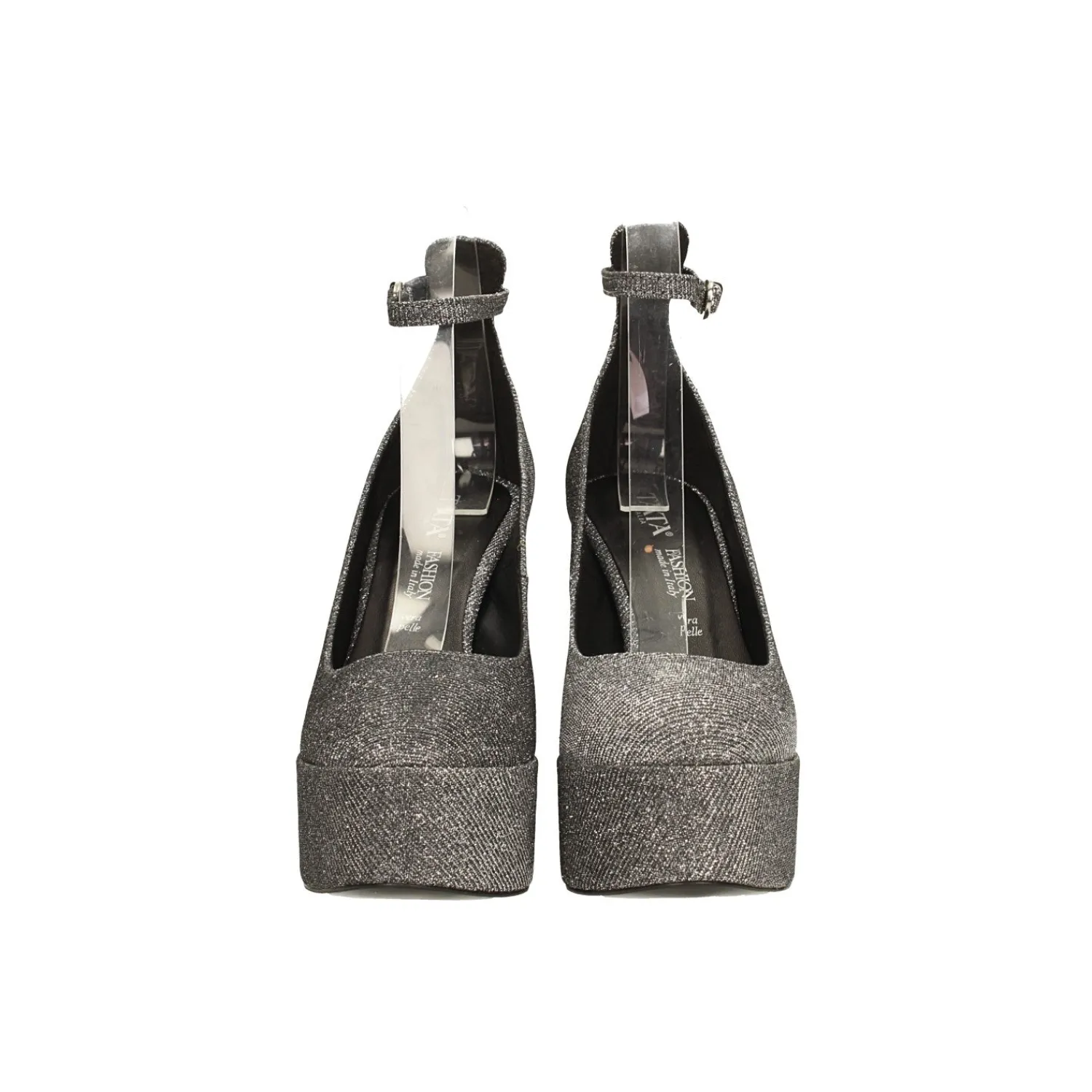 Décolleté>Tata Italia Décolleté platform glitterate. Made in Italy. Tacco alto 13.5cm