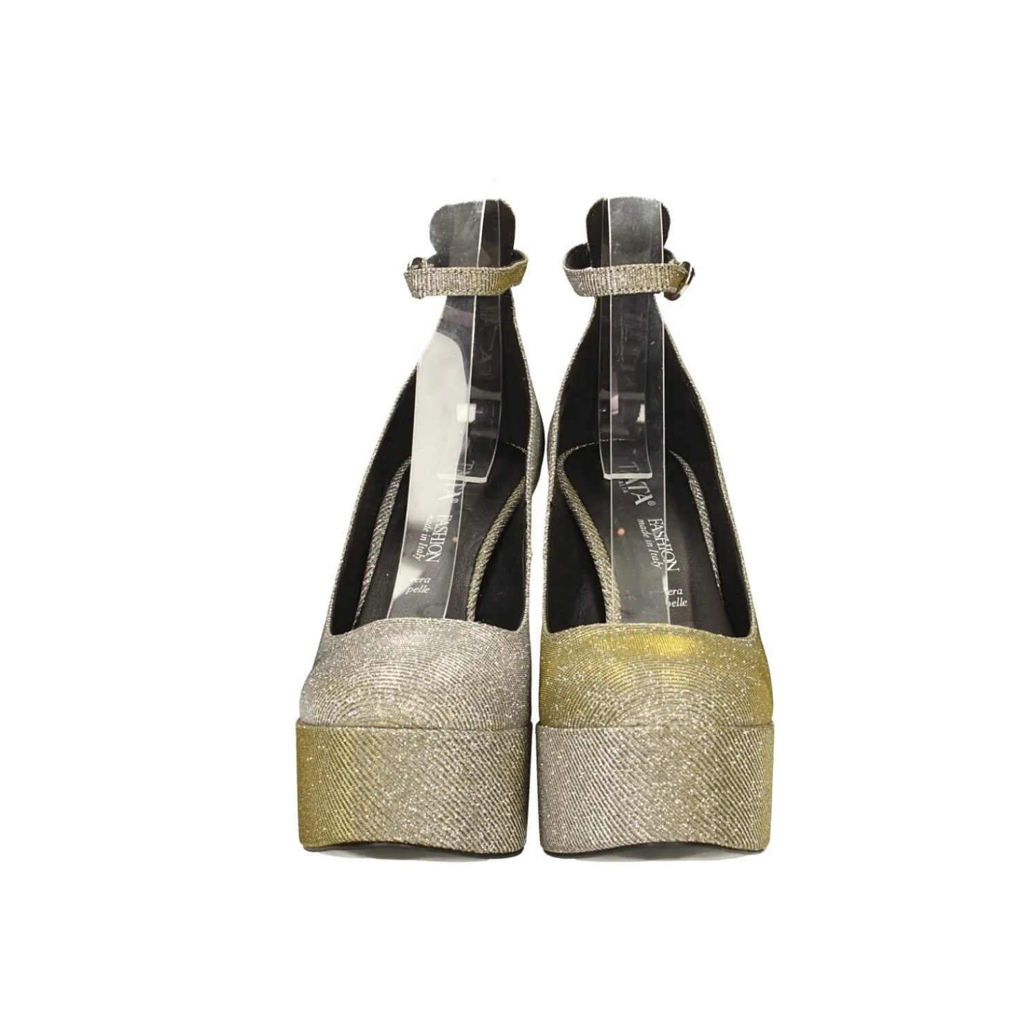 Décolleté>Tata Italia Décolleté platform glitterate. Made in Italy. Tacco alto 13.5cm