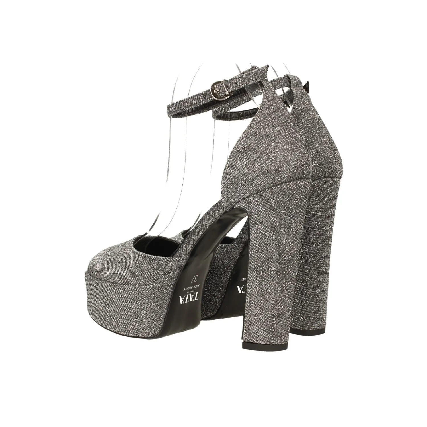 Décolleté>Tata Italia Décolleté platform glitterate. Made in Italy. Tacco alto 14cm