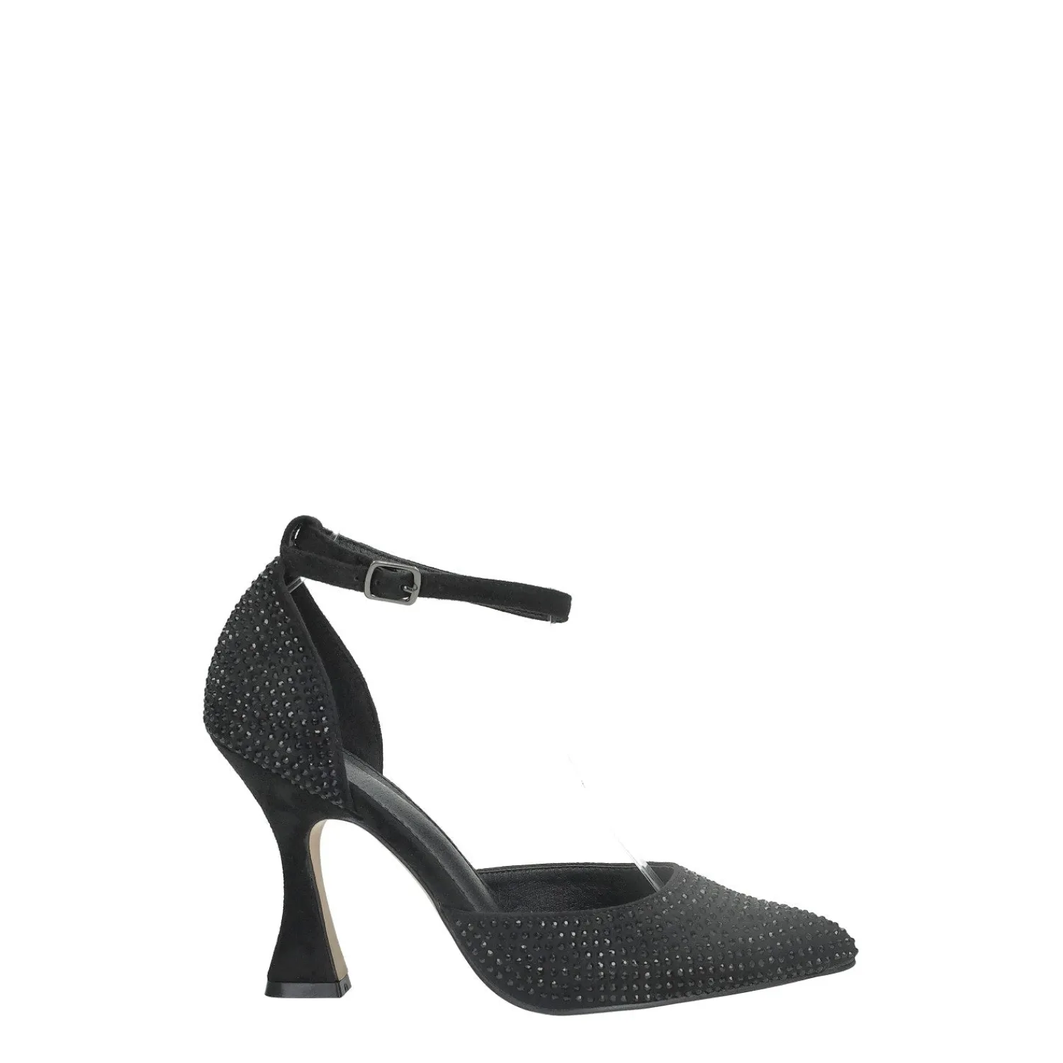 Décolleté|Articoli In Promozione>Tata Italia Décolleté ricoperte di strass.Tacco alto 10cm Nero