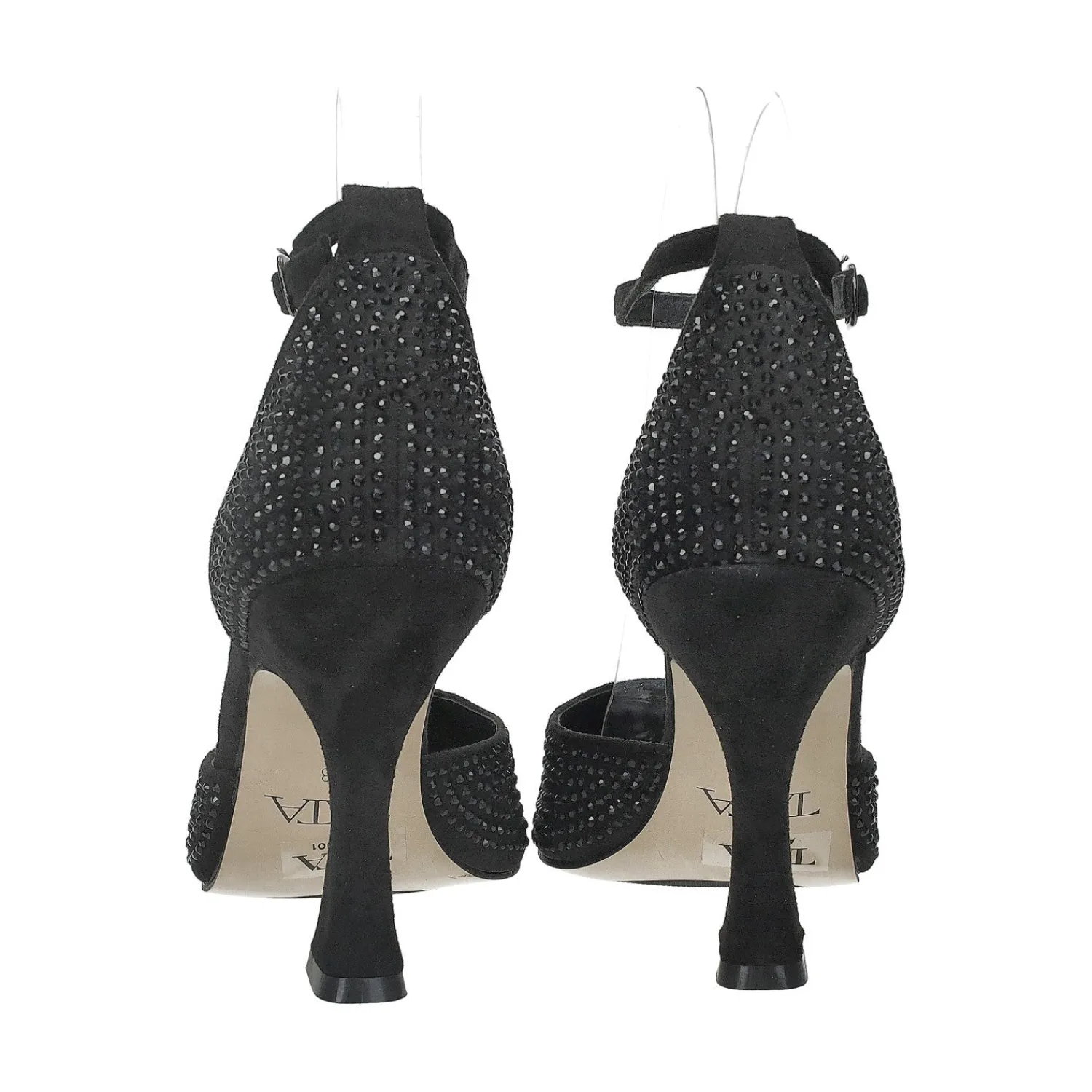 Décolleté|Articoli In Promozione>Tata Italia Décolleté ricoperte di strass.Tacco alto 10cm Nero