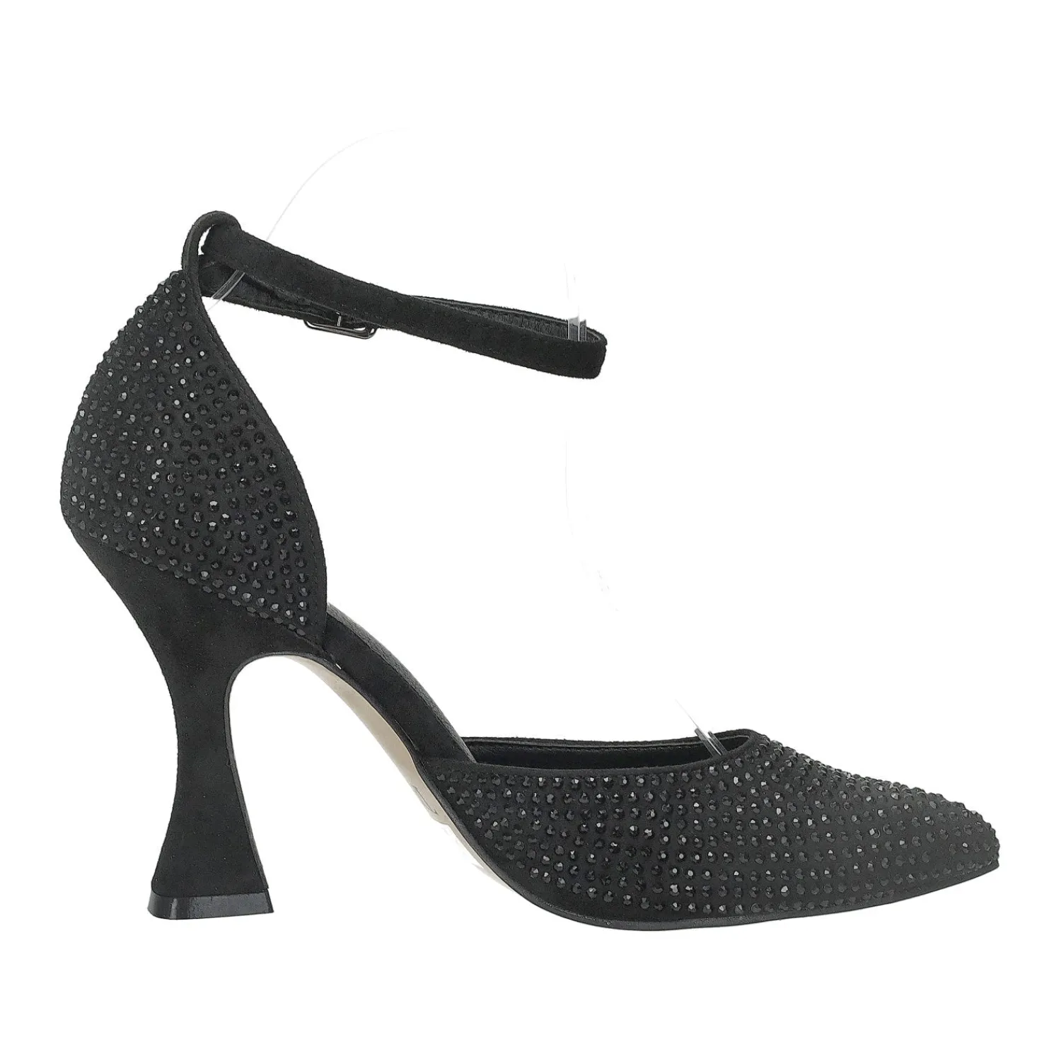 Décolleté|Articoli In Promozione>Tata Italia Décolleté ricoperte di strass.Tacco alto 10cm Nero