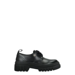 Articoli In Promozione>Tata Italia Derby con suola carrarmato.Tacco alto 4cm Nero