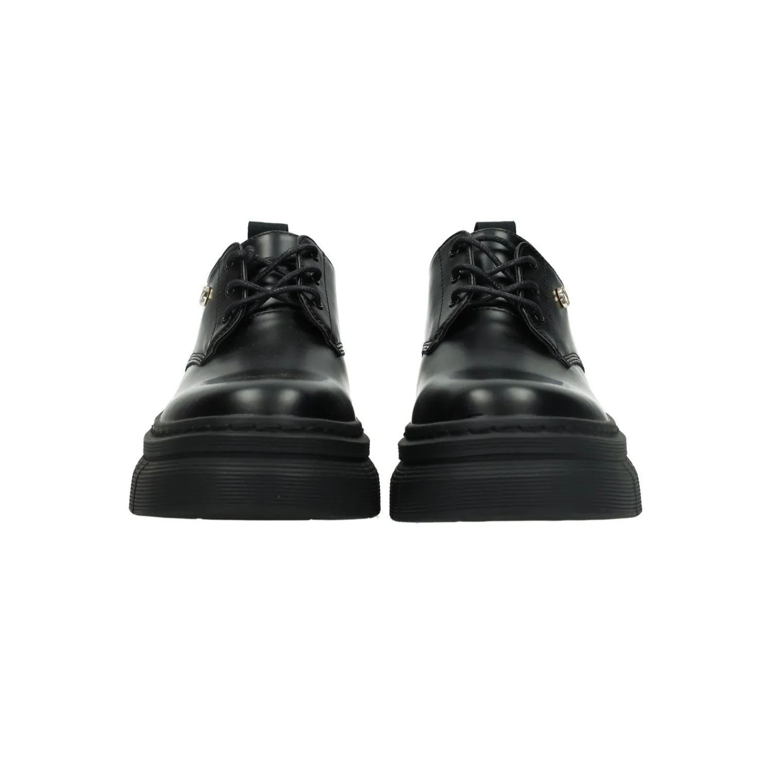 Articoli In Promozione>Tata Italia Derby con suola carrarmato.Tacco alto 4cm Nero