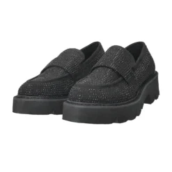 Mocassini|Articoli In Promozione>Tata Italia Mocassini con strass.Tacco alto 4cm Nero