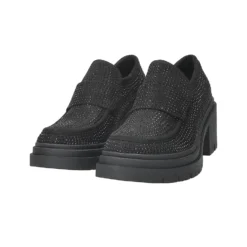 Mocassini|Articoli In Promozione>Tata Italia Mocassini con strass.Tacco alto 6cm Nero