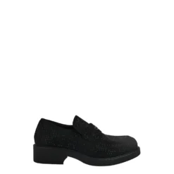 Mocassini|Articoli In Promozione>Tata Italia Mocassini con strass.Tacco alto 4cm Nero