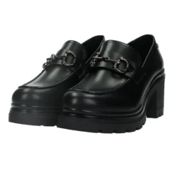 Mocassini|Articoli In Promozione>Tata Italia Mocassini donna con morsetto. Tacco alto 6 cm Nero