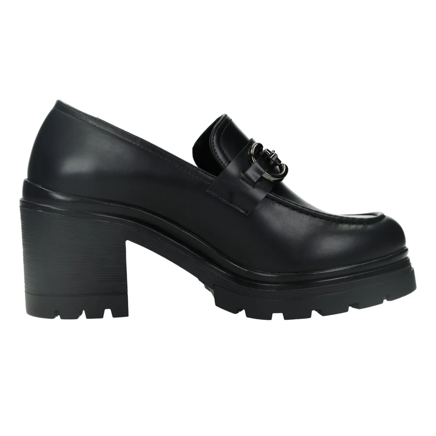 Mocassini|Articoli In Promozione>Tata Italia Mocassini donna con morsetto. Tacco alto 6 cm Nero