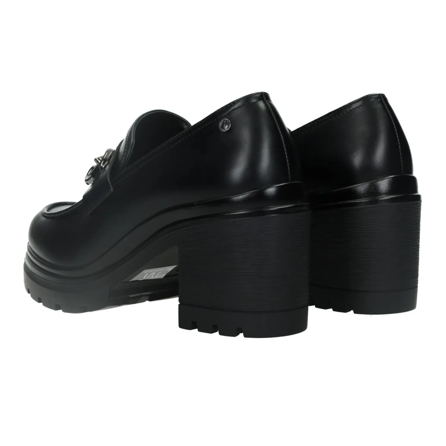 Mocassini|Articoli In Promozione>Tata Italia Mocassini donna con morsetto. Tacco alto 6 cm Nero