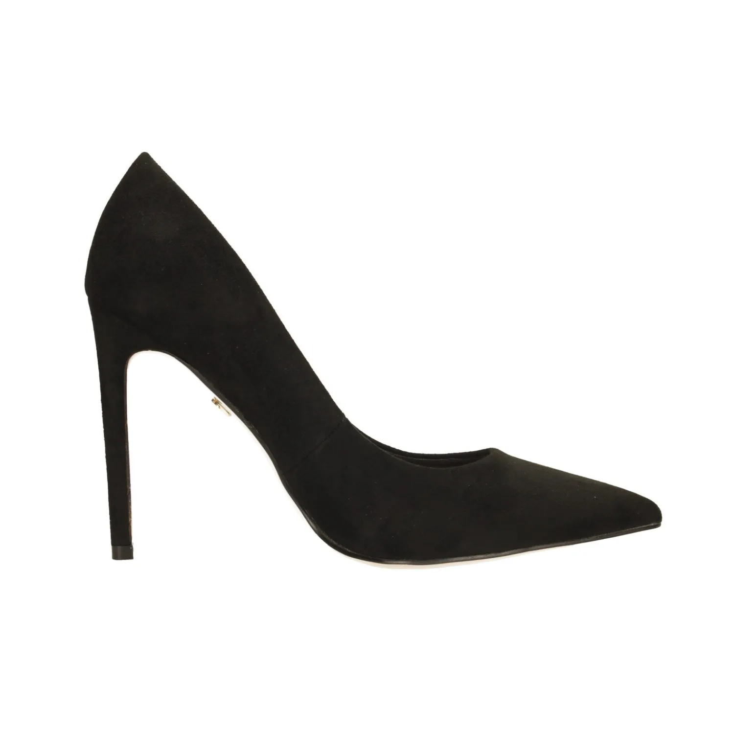 Décolleté>Tata Italia Pumps in microfibra con scollo tondo. Stiletto alto 11cm Nero
