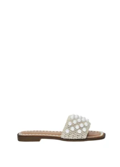 Sandali>Tata Italia Sandali con tomaia ricamata Beige