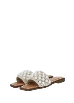 Sandali>Tata Italia Sandali con tomaia ricamata Beige