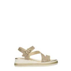 Sandali>Tata Italia Sandali flat con inserto lucido Oro