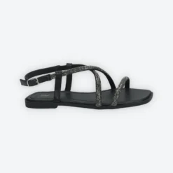 Sandali>Tata Italia Sandali flat con listini in strass