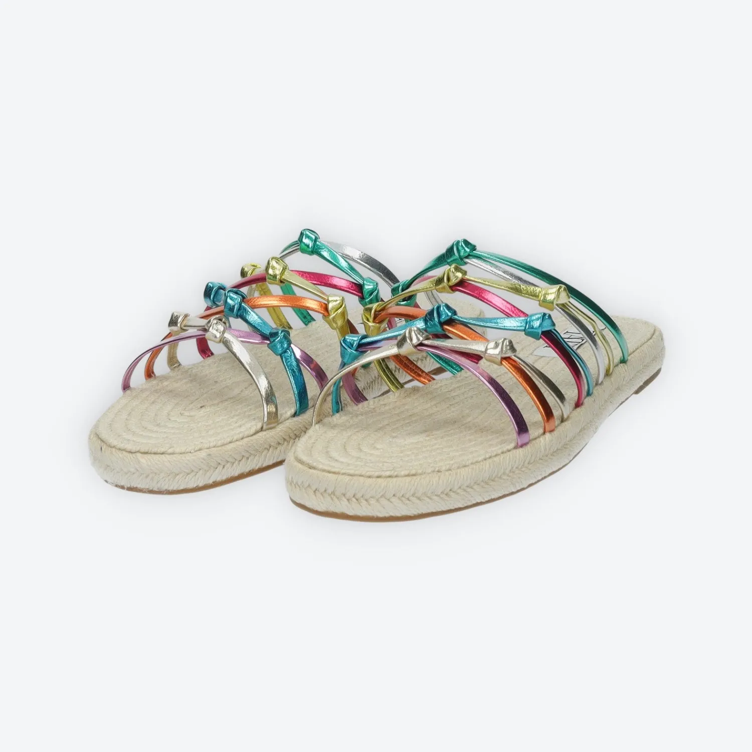 Sandali>Tata Italia Sandali flat in corda Multicolore
