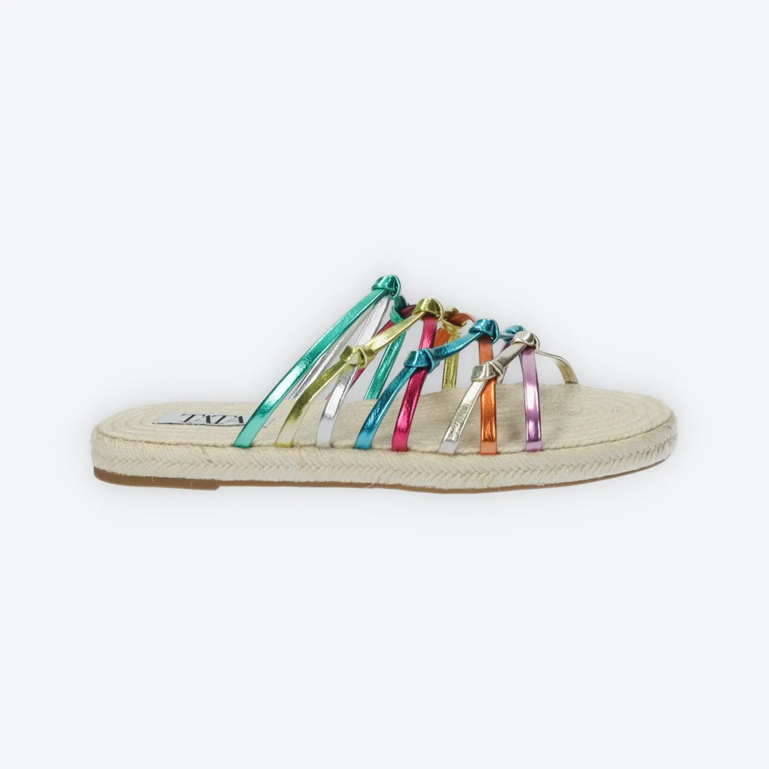 Sandali>Tata Italia Sandali flat in corda Multicolore