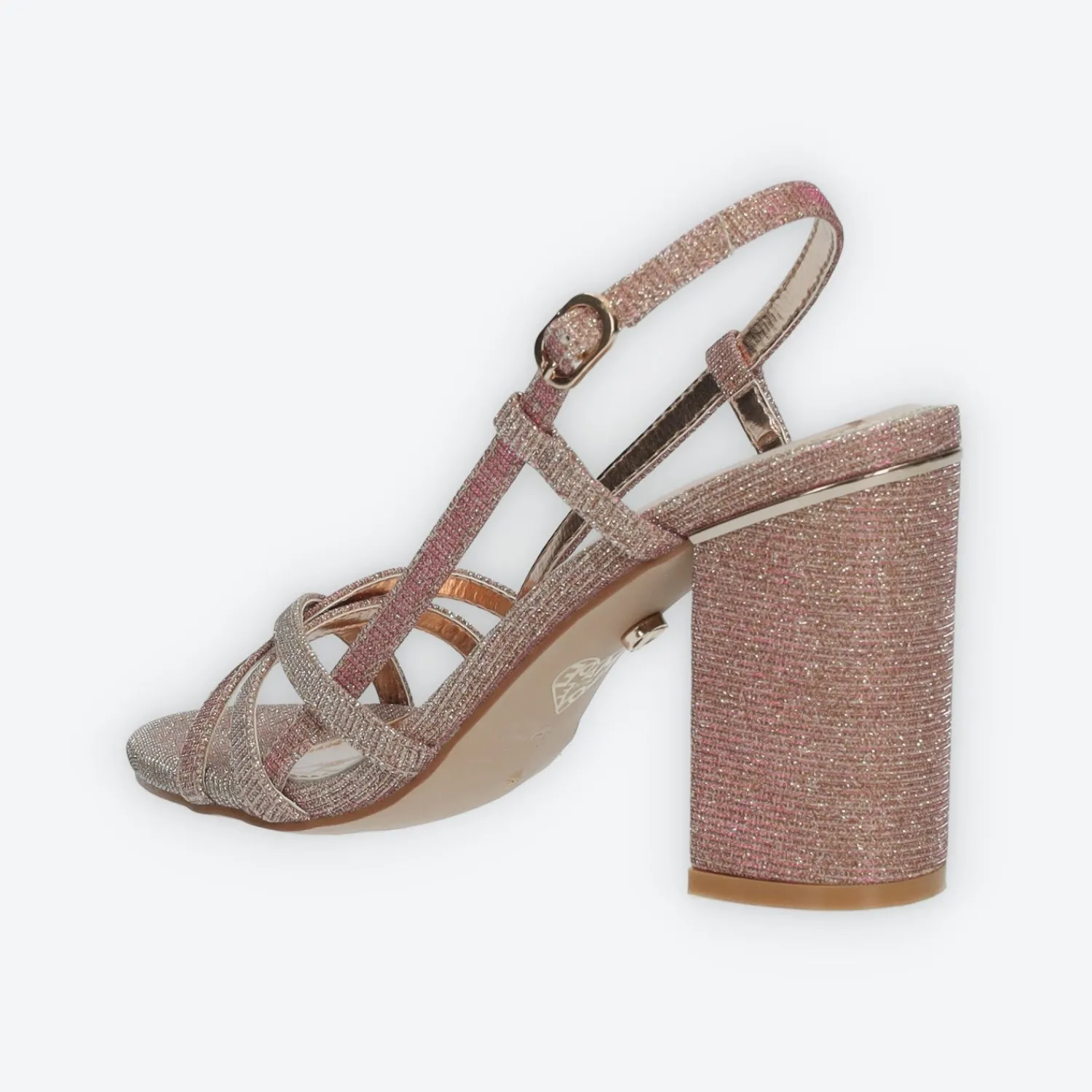 Sandali>Tata Italia Sandali in glitter. Tacco alto 9cm