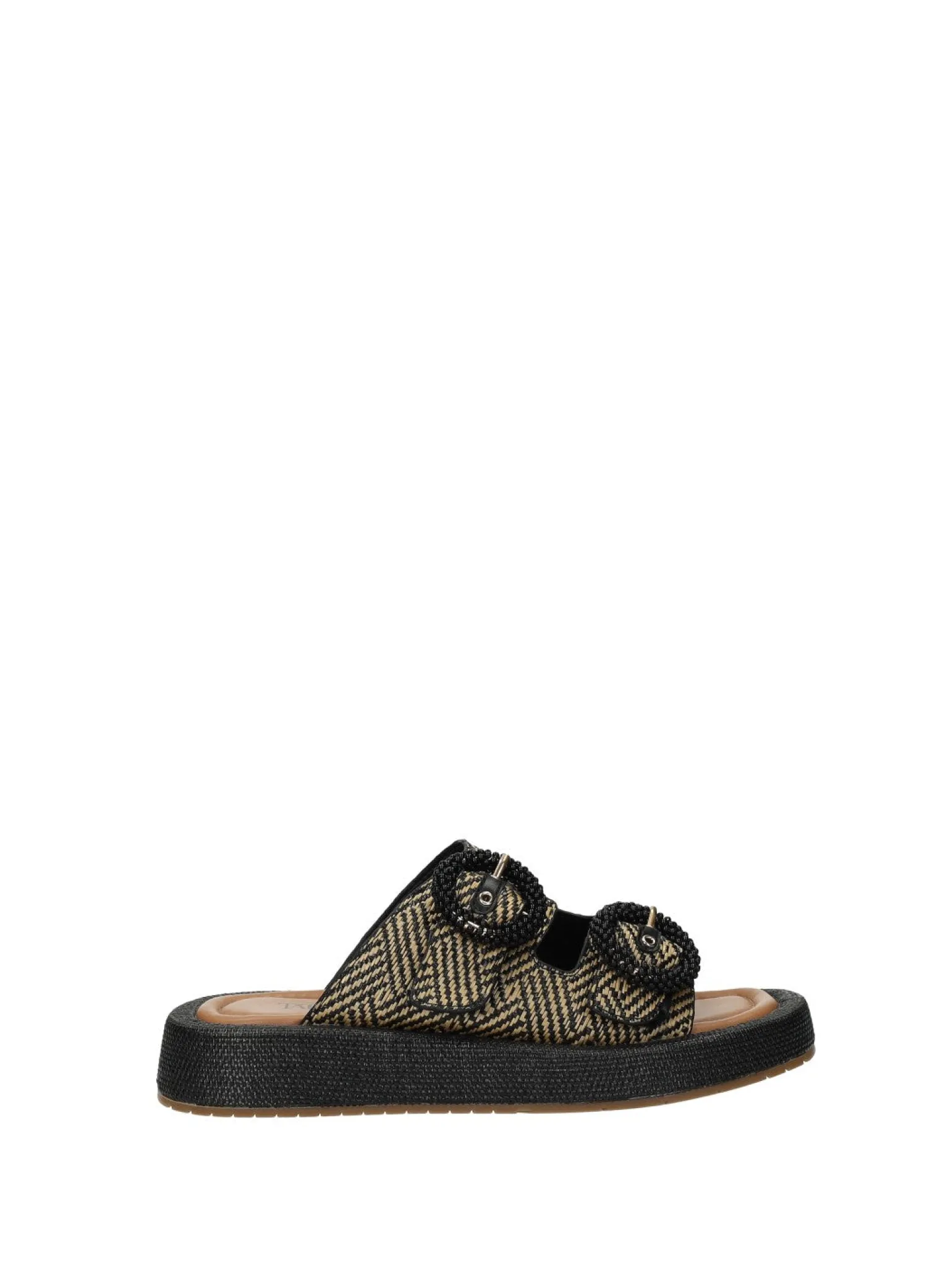 Sandali>Tata Italia Sandali in rafia Nero