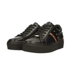 Sneakers|Articoli In Promozione>Tata Italia Sneakers con borchie e inserto leopardato Nero