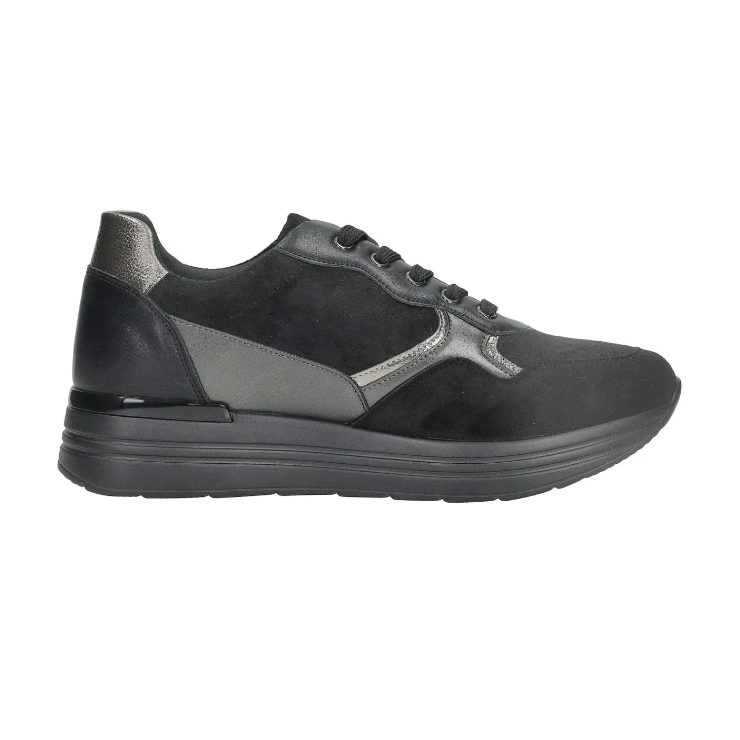 Sneakers|Articoli In Promozione>Tata Italia Sneakers con mini zeppa.Tacco alto 4 cm Nero