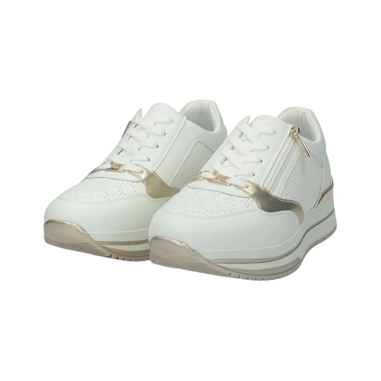 Sneakers>Tata Italia Sneakers con zip laterale.Tacco alto 3 cm