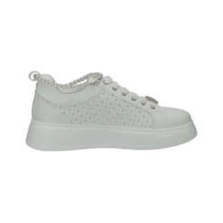 Sneakers>Tata Italia Sneakers platform con catena di perle.Tacco alto 4 cm