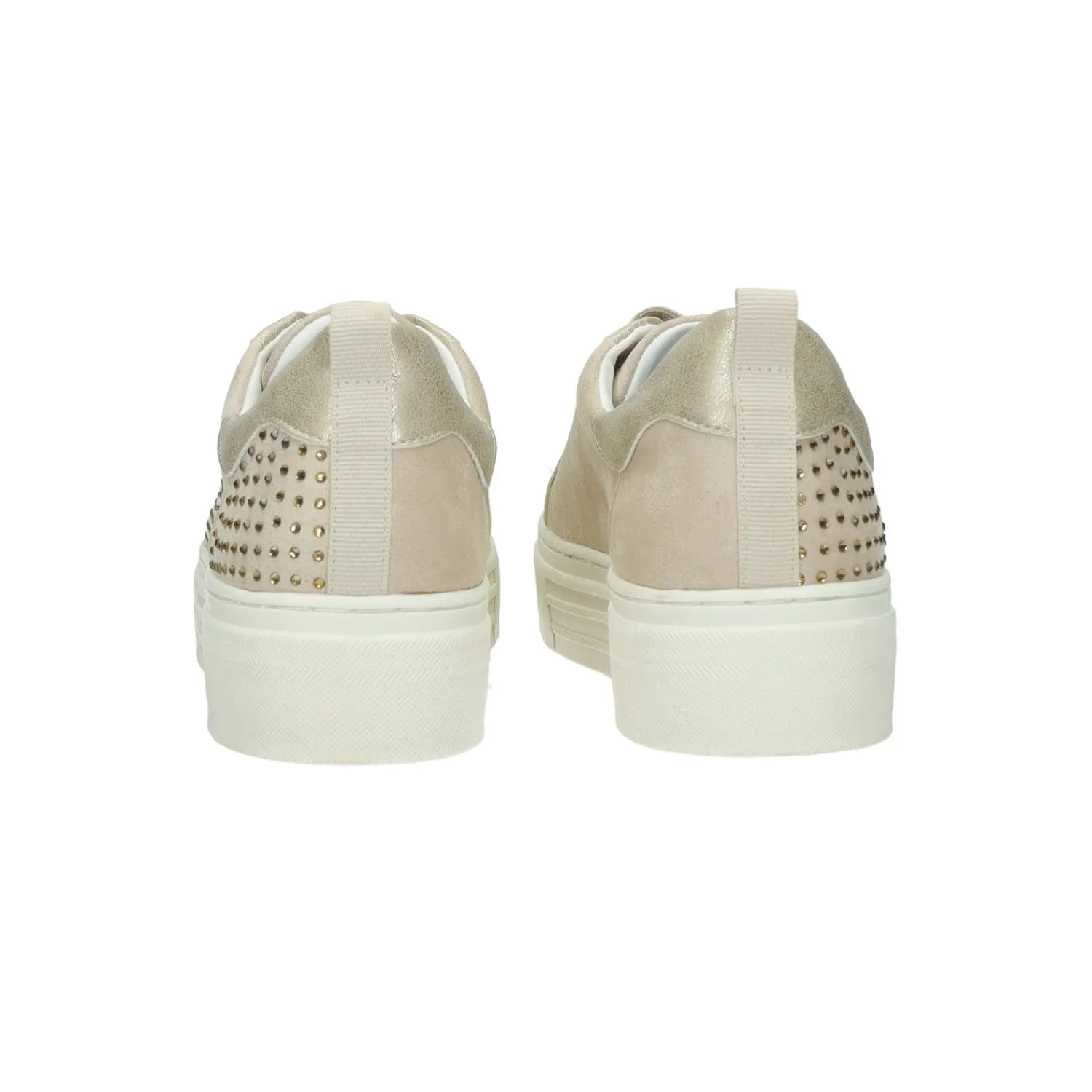 Sneakers|Articoli In Promozione>Tata Italia Sneakers ricoperte da strass. Tacco alto: 5 cm Beige
