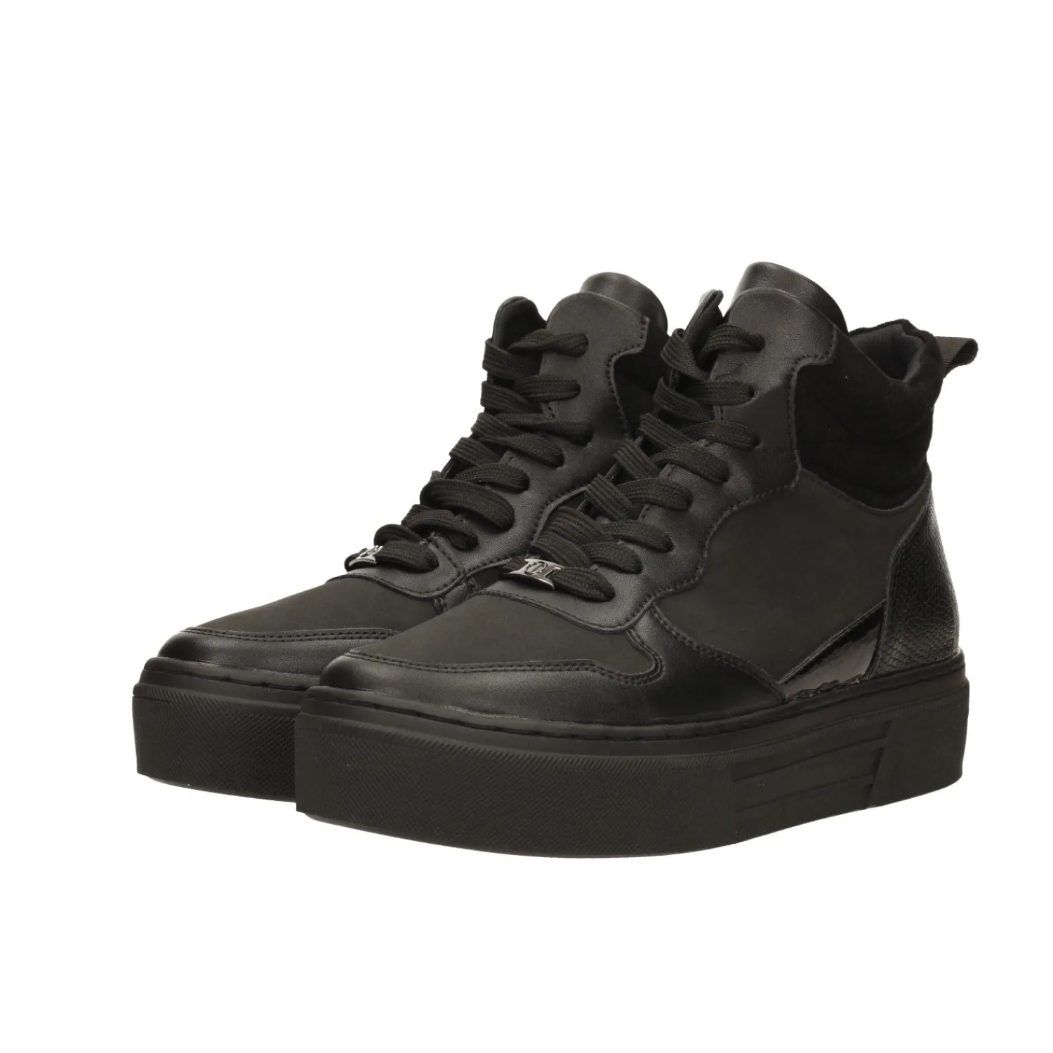 Sneakers|Articoli In Promozione>Tata Italia Sneakers total black con suola alta 3.5cm Nero